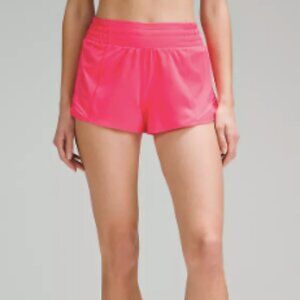 lululemon Hotty Hot High Rise Shorts 2.5" Lip Gloss